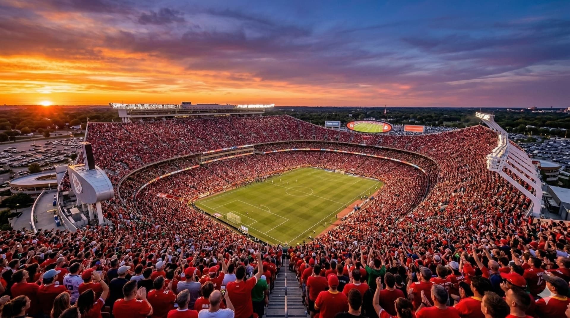 GEHA Field at Arrowhead Stadium stadium for FIFA 2026 World Cup